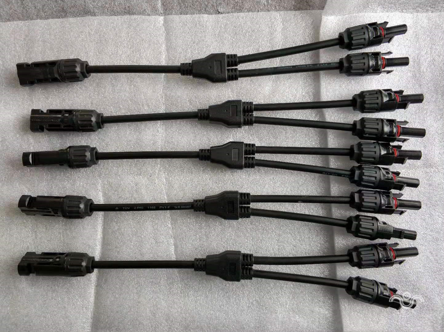 mc4光伏y型连接器   mc4  cable y branch solar pv connector.jpg